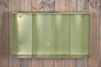 Vintage wandplank | Metalen boekenplank | Groene wandplank
