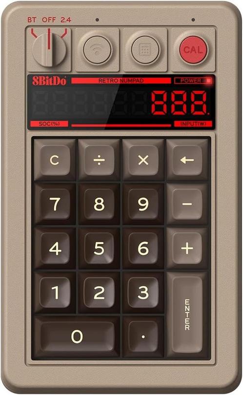 8Bitdo Mechanical Numpad C64 Edition, Spelcomputers en Games, Games | Pc, Verzenden