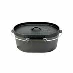 Valhal Gietijzeren Dutch Oven Ovaal 9L zonder pootjes, Verzenden, Nieuw