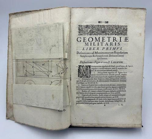 Joseph Gallicius - Geometria Militaris In Qua Linearum,, Antiek en Kunst, Antiek | Boeken en Bijbels