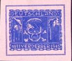 Oostenrijkse 1946 Anti-Fascistische postzegel: doodshoofd..., Verzamelen, Verzenden