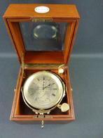 Tweedaagse scheepschronometer - - Gegoten messing -, Antiek en Kunst, Antiek | Klokken