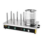 Buffalo hotdogwarmer met 6 warmhoudpennen, Verzenden, Nieuw in verpakking