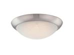 Dimbare LED Flush Mount Plafondlamp Nikkel, Verzenden, Nieuw