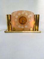 Tafelklok - Jauch & Schmid - Jundes - Art Deco - Vernikkeld, Antiek en Kunst