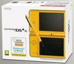 Nintendo DSi XL Zwart/Geel in Doos (Nette Staat & Krasvri..., Spelcomputers en Games, Spelcomputers | Nintendo DS, Ophalen of Verzenden