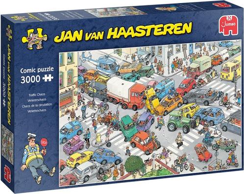 Jan van Haasteren - Verkeerschaos (3000 stukjes) | Jumbo -, Hobby en Vrije tijd, Denksport en Puzzels, Nieuw, Verzenden