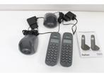 Profoon PDX620 - DECT telefoon met 2 handsets, zwart, Telecommunicatie, Vaste telefoons | Handsets en Draadloos, Verzenden, Zo goed als nieuw