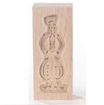 Speculaasplank Mini Pop Man (Piet) 8,5x3,5cm., Verzenden, Nieuw