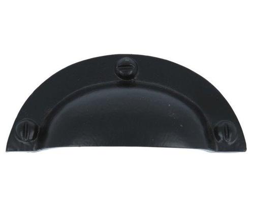 Komgreep massief ijzer zwart 98 x 40 mm, Doe-het-zelf en Verbouw, Hang- en Sluitwerk, Nieuw, Ophalen of Verzenden