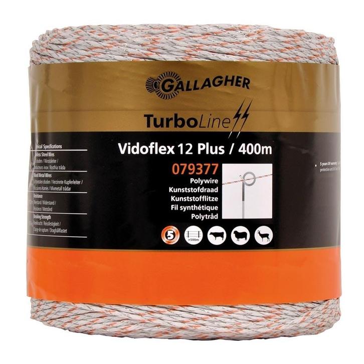 Gallagher vidoflex 12 plus wit 400m, Tuin en Terras, Gaas en Draad, Ophalen of Verzenden