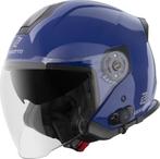 Bogotto H586 BT Solid Blauw Bluetooth Jethelm, XS, Jethelm, Nieuw met kaartje, Overige merken
