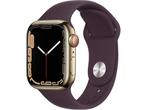 Apple Watch Series 7 - Smartwatch - 41mm GPS + 4G - Goud, Verzenden, Zo goed als nieuw