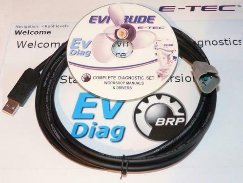 USB Evinrude e-tec diagnose kabel set  NU TIJDELIJK GRATIS V, Watersport en Boten, Accessoires en Onderhoud, Nieuw, Ophalen of Verzenden