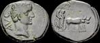 14-37ad Macedon Philippi Tiberius Ae19 two priest and oxe..., Verzenden