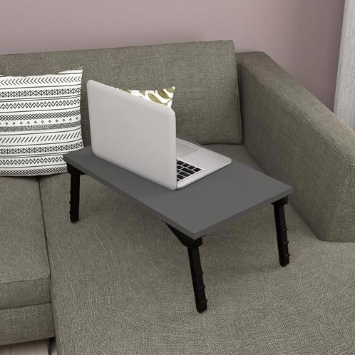 [en.casa] Laptoptafel Vadsø opvouwbaar 23,5x60x35,5 cm antra, Computers en Software, Laptopstandaarden, Nieuw, Verzenden