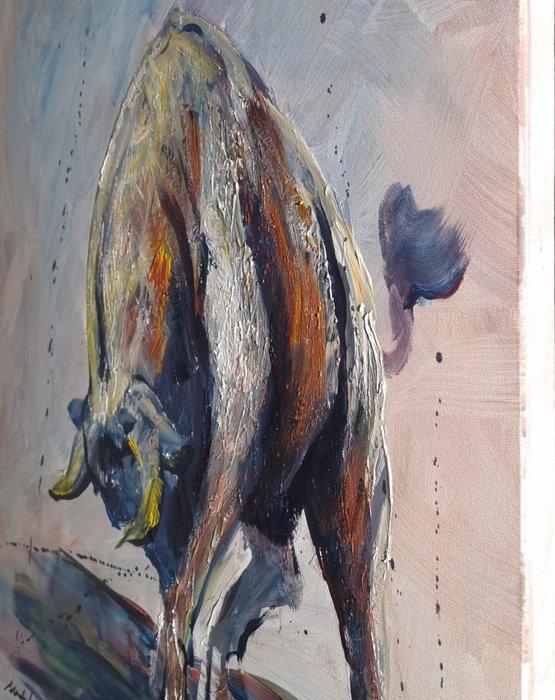 Artur Sudak (1965) - Bull, Antiek en Kunst, Kunst | Schilderijen | Modern