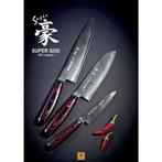Yaxell Super Gou Messenset - Giftset - 3-delig - Santoku..., Ophalen of Verzenden, Nieuw