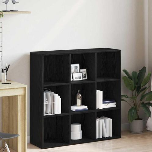 vidaXL Boekenkast Zwart Eiken 98x29x97,5 cm Engineered Wood, Huis en Inrichting, Kasten | Boekenkasten, Nieuw, Overige houtsoorten