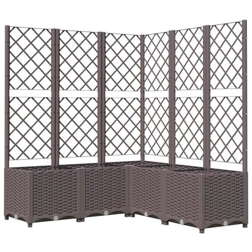 Plantenbak met latwerk 120cm - Tweedekansje voor Balkon!, Tuin en Terras, Bloembakken en Plantenbakken, 60 cm of meer, 100 cm of meer