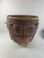 Mand - Antieke Chinese rieten mand - Chinese rieten mand -, Antiek en Kunst
