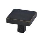 Meubelknop Jolie Carre 40 mm antiek brons, Doe-het-zelf en Verbouw, Hang- en Sluitwerk, Verzenden, Nieuw