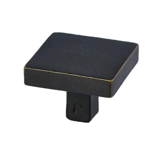 Meubelknop Jolie Carre 40 mm antiek brons, Doe-het-zelf en Verbouw, Hang- en Sluitwerk, Verzenden