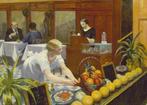 Edward Hopper (1882-1967) - “Tables for Ladies, 1930”. (30 x, Antiek en Kunst