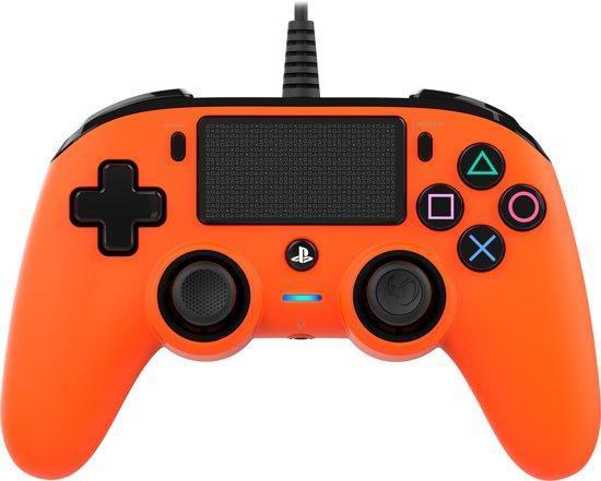 Nacon Compact Controller - Oranje PS4 Morgen in huis!, Spelcomputers en Games, Spelcomputers | Sony PlayStation Consoles | Accessoires