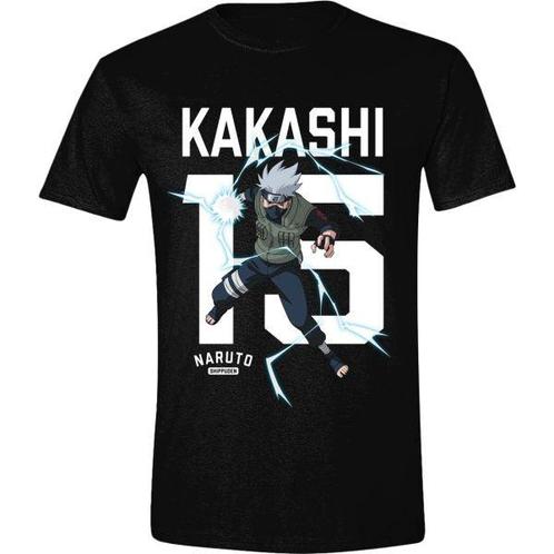 Gildan - Naruto – Kakashi 15 T-Shirt – Black - S, Verzamelen, Poppetjes en Figuurtjes, Ophalen of Verzenden