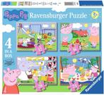 Peppa Pig - 4 in 1 Puzzel | Ravensburger - Puzzels, Verzenden, Nieuw