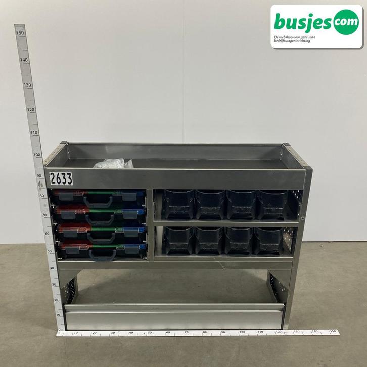 Aluca bedrijfswageninrichting 1255x420x950mm (2633), Auto diversen, Overige Auto diversen, Ophalen of Verzenden