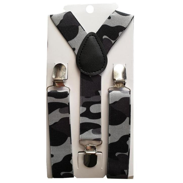 Fako Fashion - Kinder Bretels - Print - Camouflage - 65cm -, Kinderen en Baby's, Kinderkleding | Overige, Verzenden