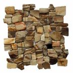 Mozaïek Hout Petrified Wood 30X30 Cm (Prijs Per 1M²), Doe-het-zelf en Verbouw, Tegels, Nieuw, Ophalen of Verzenden