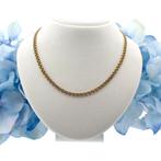 Gouden Prince of Wales collier | 45,5 cm (schakelketting), Ophalen of Verzenden, Gebruikt, Overige kleuren, Goud