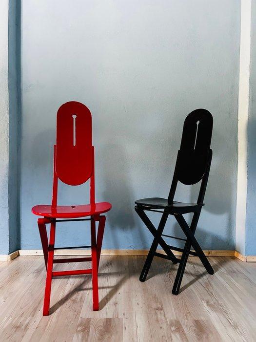 Stoel - Hout - Deze opvouwbare stoelen, Antiek en Kunst, Kunst | Designobjecten
