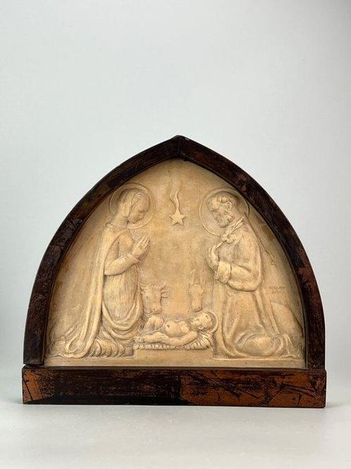 Icoon - Geboorte van Christus - Aardewerk, Hout, Antiek en Kunst, Antiek | Boeken en Bijbels