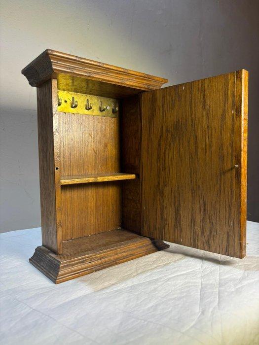 Kast - Vintage houten Wandkastje - Hout, Antiek en Kunst, Curiosa en Brocante