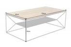 Salontafel Architecture 110cm Massief Eiken Hout - 41577