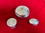 Sieradendoos (3) - .800 zilver, .925 zilver - Vintage, Antiek en Kunst, Antiek | Goud en Zilver