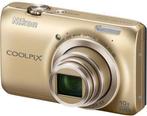 Nikon Coolpix S6300 Digitale Compact Camera - Goud, Audio, Tv en Foto, Fotocamera's Digitaal, Verzenden, Zo goed als nieuw