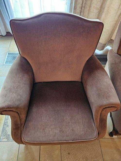 Fauteuil (2) - Fluweel, Antiek en Kunst, Curiosa en Brocante
