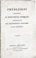 Malachia - Predizioni Intorno ai Pontefici - 1823