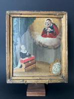 Duitse school (XIX) - Vierge à l’Enfant apparaissant à une, Antiek en Kunst