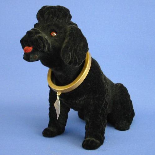Zwarte poedel hoedenplank hond, Verzamelen, Dierenverzamelingen, Nieuw, Verzenden