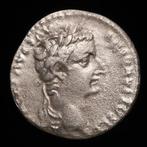 Romeinse Rijk. Tiberius (14-37 n.Chr.). Denarius Lugdunum -