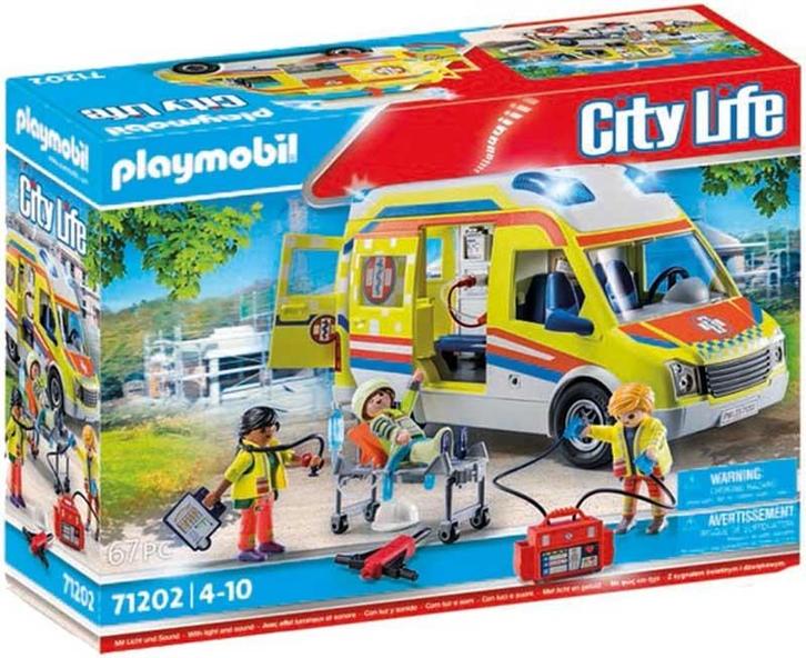 Playmobil City Life ambulance speel van €59,99 voor €47,99, Kinderen en Baby's, Speelgoed | Speelgoedvoertuigen, Ophalen of Verzenden