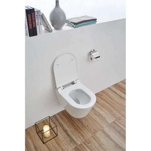 Wandcloset Sanilux Easy Flush Rimfree (Incl. Flatline, Doe-het-zelf en Verbouw, Sanitair, Overige typen, Nieuw, Ophalen of Verzenden