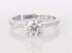 Verlovingsring - 18 karaat Witgoud - 1.19ct. tw. Diamant