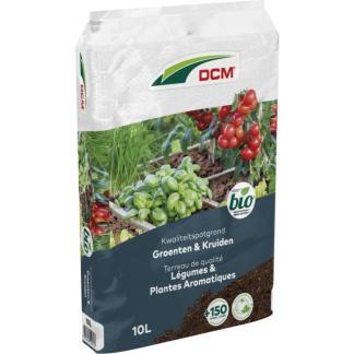 Groenten en kruiden potgrond | DCM | 10 liter (Bio-label), Tuin en Terras, Aarde en Mest, Verzenden